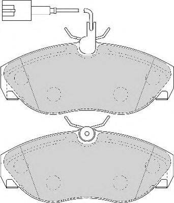 Комплект тормозных колодок, дисковый тормоз ABEX AVR118