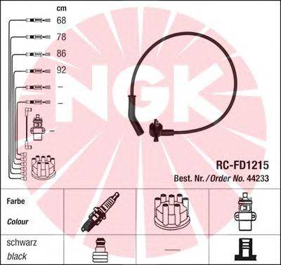 Комплект проводов зажигания NGK 44233