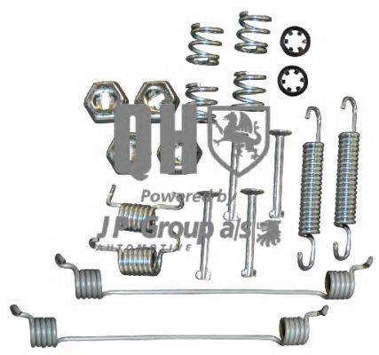 Комплектующие, тормозная колодка JP GROUP BFK262