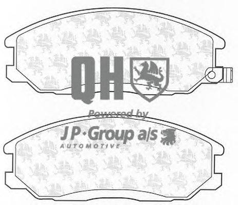 Комплект тормозных колодок, дисковый тормоз JP GROUP BP1245
