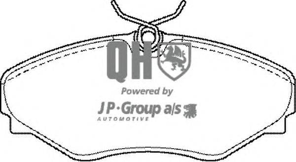 Комплект тормозных колодок, дисковый тормоз JP GROUP BP1440