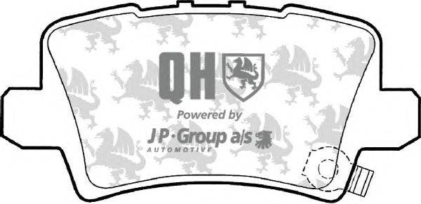 Комплект тормозных колодок, дисковый тормоз JP GROUP BP1536