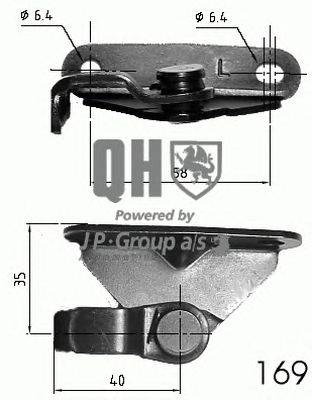 Газовая пружина, крышка багажник JP GROUP 840279