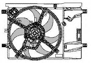 Вентилятор, охлаждение двигателя J. DEUS EV11M680