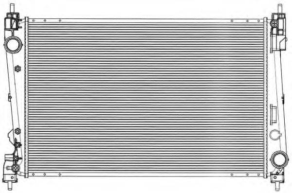 Радиатор, охлаждение двигателя J. DEUS RA0360150