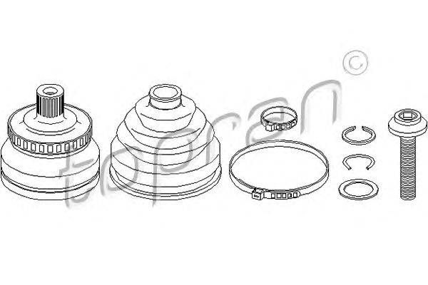 Шарнирный комплект, приводной вал TOPRAN 109397