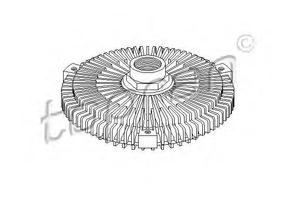 Сцепление, вентилятор радиатора TOPRAN 500 862