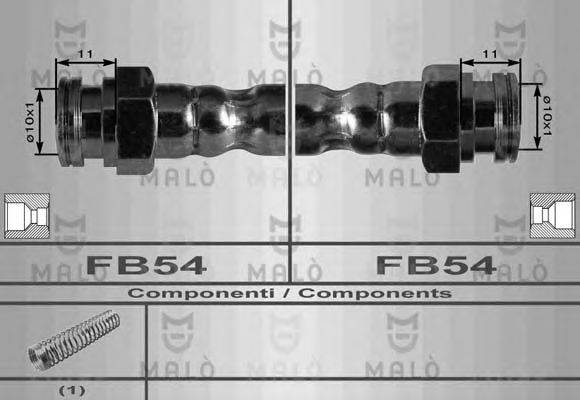Тормозной шланг MALÒ 80030