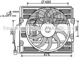 Вентилятор, охлаждение двигателя PRASCO BW7526