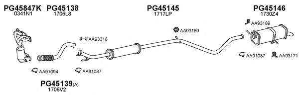 Система выпуска ОГ VENEPORTE 450700
