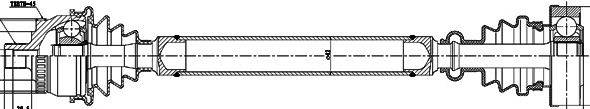 Приводной вал GSP 203001
