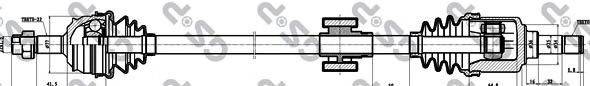 Приводной вал GSP 217025