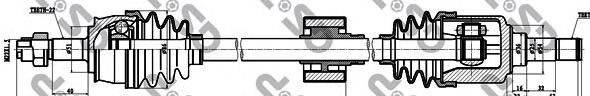 Приводной вал GSP 217033