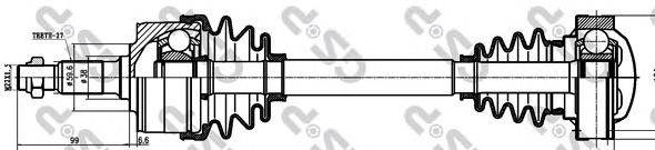 Приводной вал GSP 235016