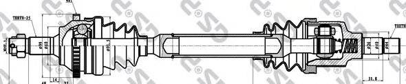 Приводной вал GSP 245012