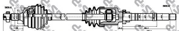 Приводной вал GSP 245014