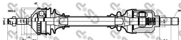 Приводной вал GSP 245064