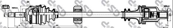 Приводной вал GSP 250357