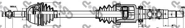 Приводной вал GSP 299042