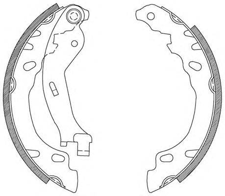 Комплект тормозных колодок OPEN PARTS BSA2083.00