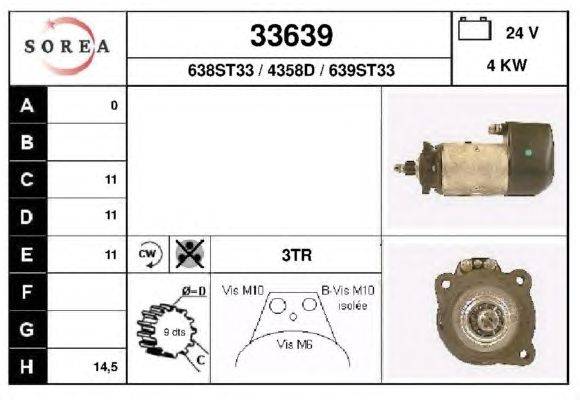 Стартер EAI 33639