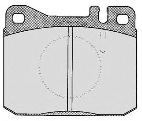 Комплект тормозных колодок, дисковый тормоз RAICAM 1481