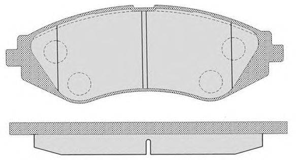 Комплект тормозных колодок, дисковый тормоз RAICAM 645.0