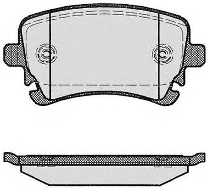 Комплект тормозных колодок, дисковый тормоз RAICAM 8191