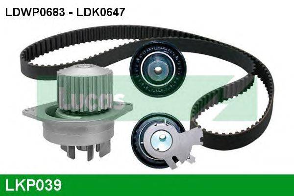 Водяной насос + комплект зубчатого ремня LUCAS ENGINE DRIVE LKP039