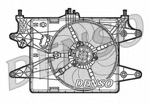 Вентилятор, охлаждение двигателя NPS DER09081