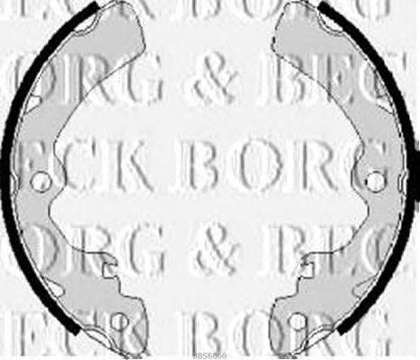 Комплект тормозных колодок BORG & BECK BBS6066