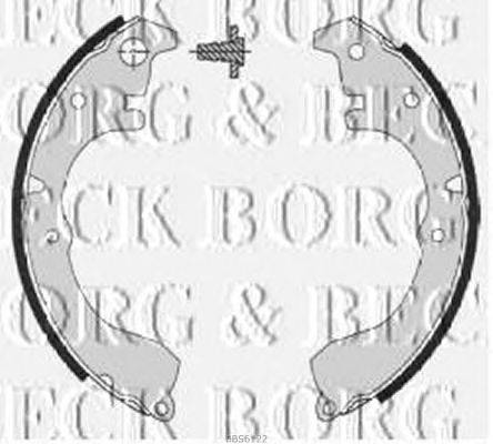Комплект тормозных колодок BORG & BECK BBS6122