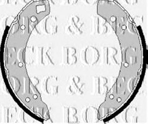 Комплект тормозных колодок BORG & BECK BBS6137