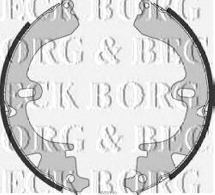 Комплект тормозных колодок BORG & BECK BBS6146