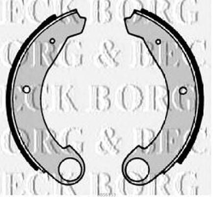 Комплект тормозных колодок BORG & BECK BBS6153