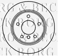 Тормозной диск BORG & BECK BBD4707