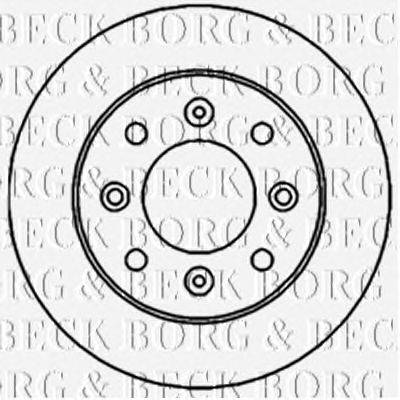 Тормозной диск BORG & BECK BBD4713