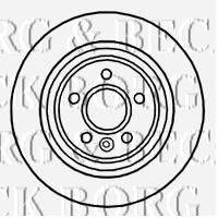 Тормозной диск BORG & BECK BBD4730