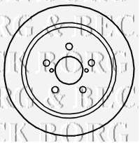 Тормозной диск BORG & BECK BBD4764