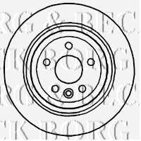 Тормозной диск BORG & BECK BBD4767