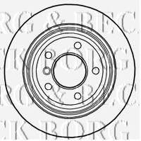 Тормозной диск BORG & BECK BBD4811