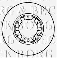 Тормозной диск BORG & BECK BBD5907S