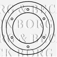 Тормозной диск BORG & BECK BBD5921S