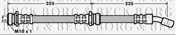 Тормозной шланг BORG & BECK BBH7008
