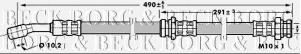 Тормозной шланг BORG & BECK BBH7011