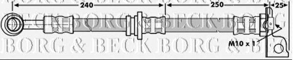 Тормозной шланг BORG & BECK BBH7040