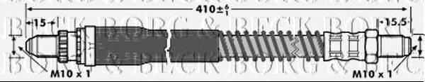 Тормозной шланг BORG & BECK BBH7073