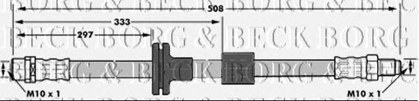 Тормозной шланг BORG & BECK BBH7086