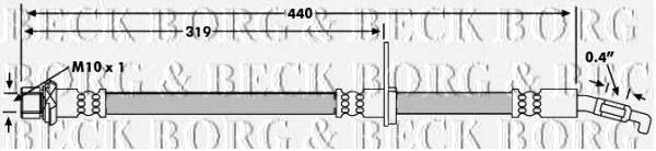 Тормозной шланг BORG & BECK BBH7231