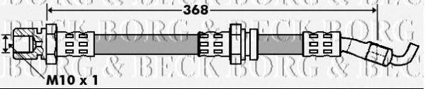 Тормозной шланг BORG & BECK BBH7402